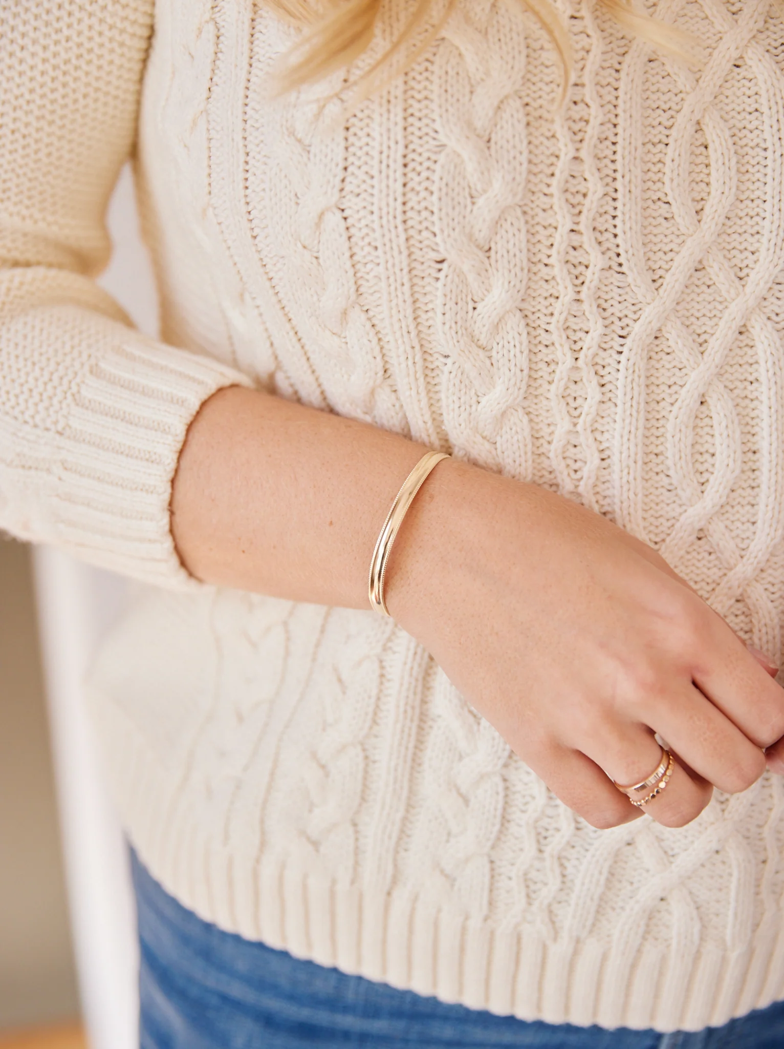 Column Cuff Bracelet - Image 2