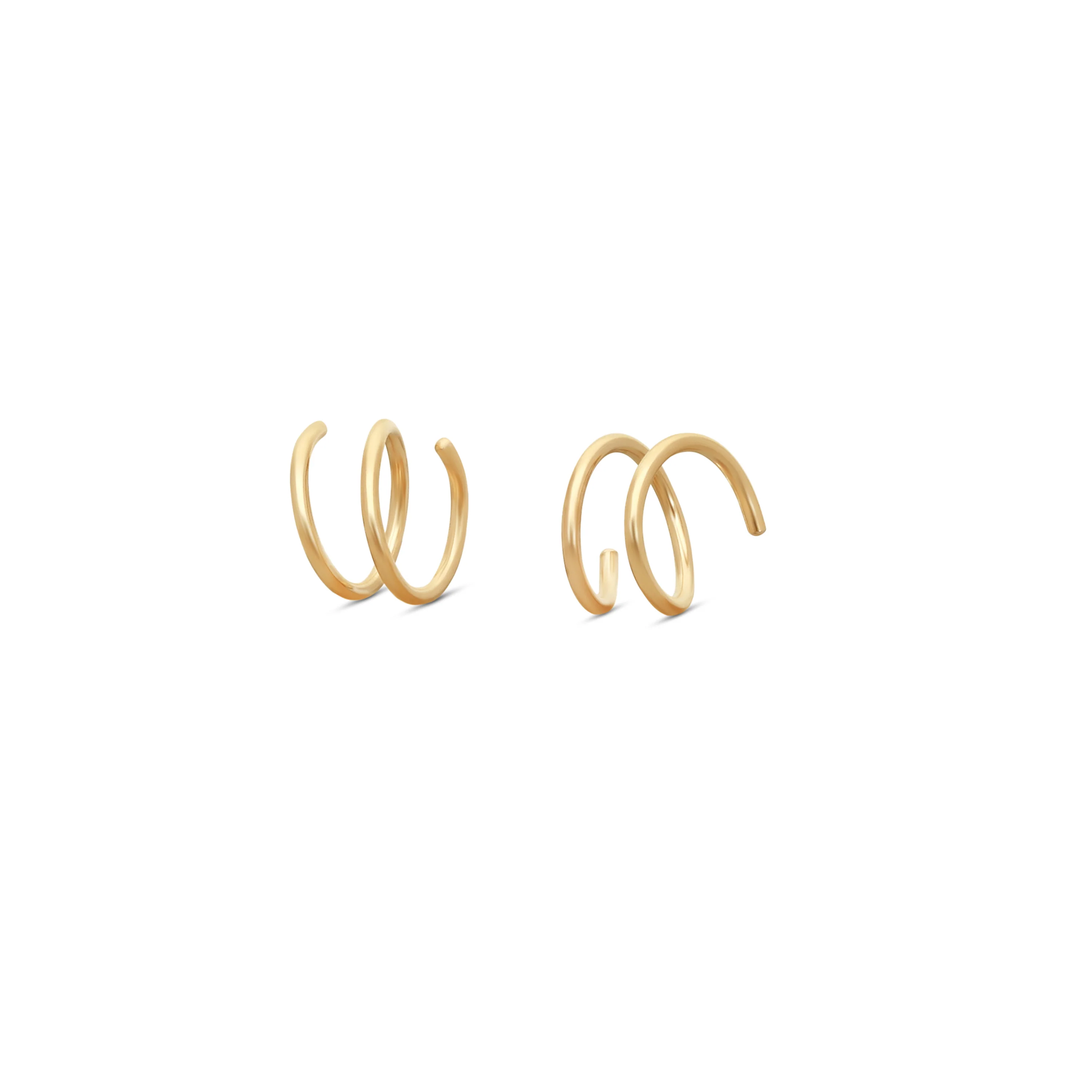 Cora Corkscrew Mini Hoops - Image 3