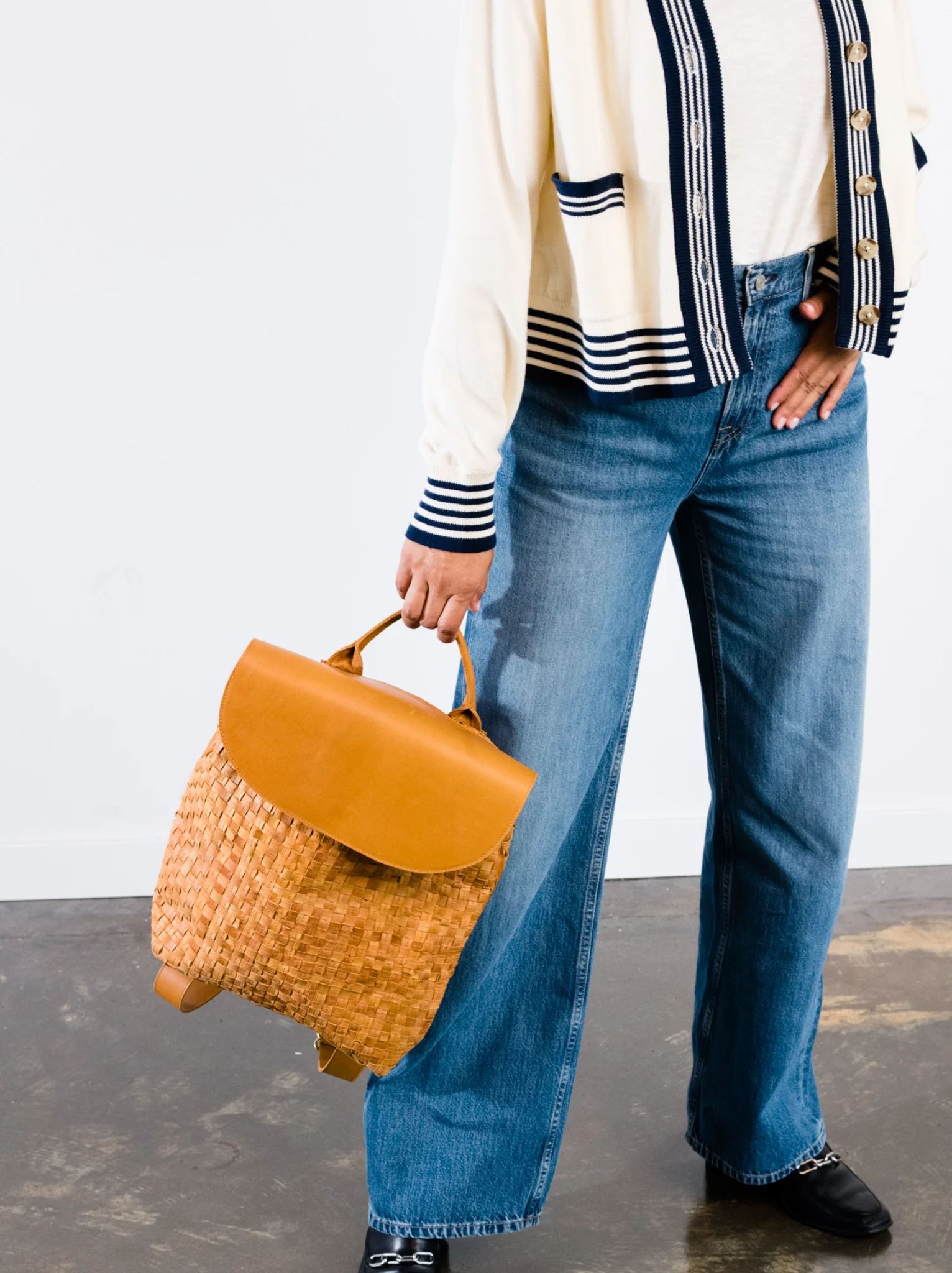 Elsa Basketweave Backpack - Image 3