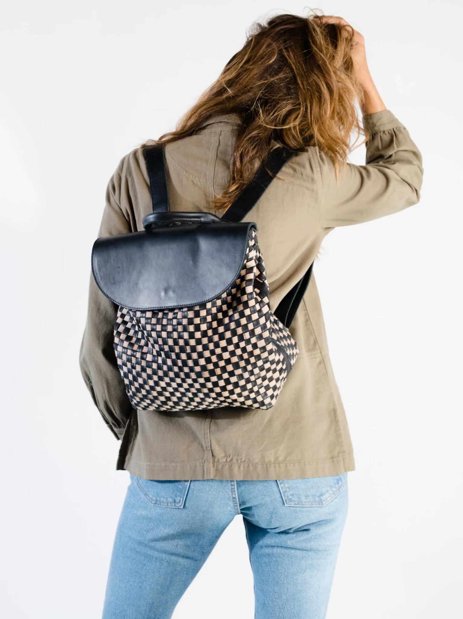 Elsa Basketweave Backpack - Image 6