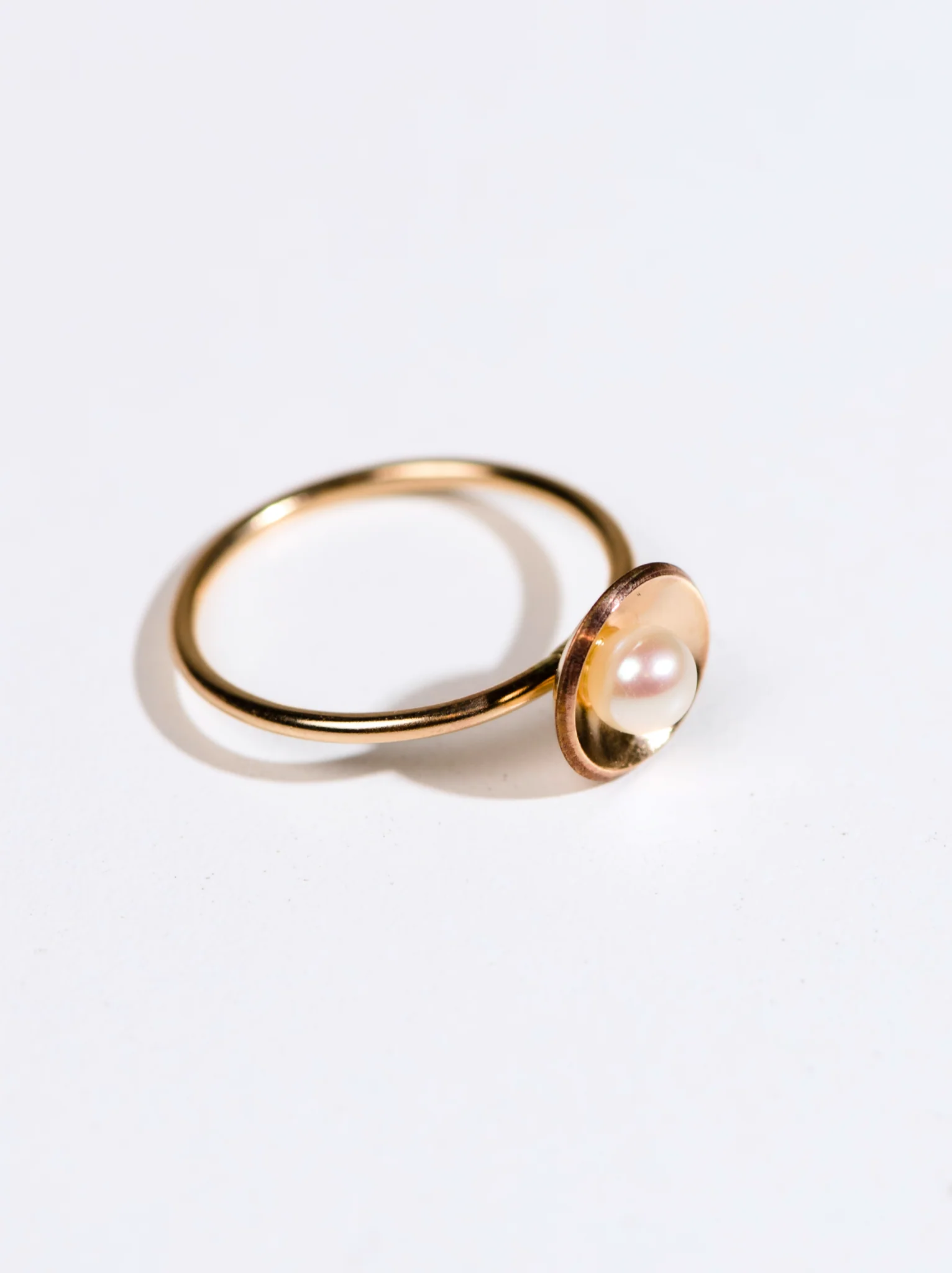 Emma Pearl Dish Ring - Image 4