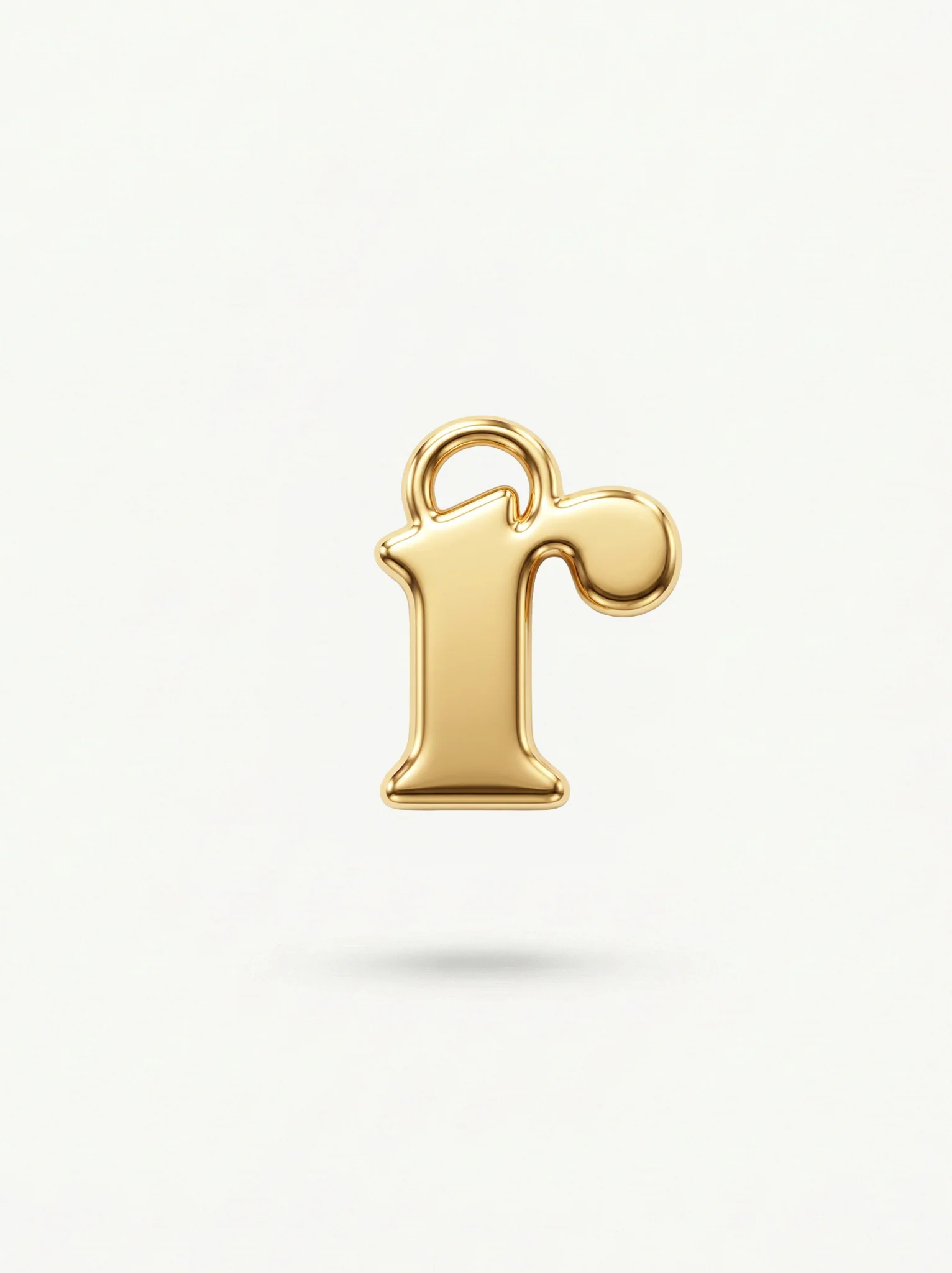 Initial Charm Gold Vermeil - Image 18