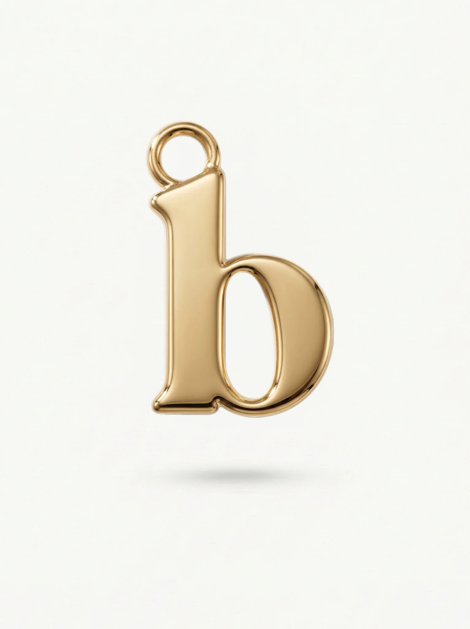 Initial Charm Gold Vermeil - Image 2