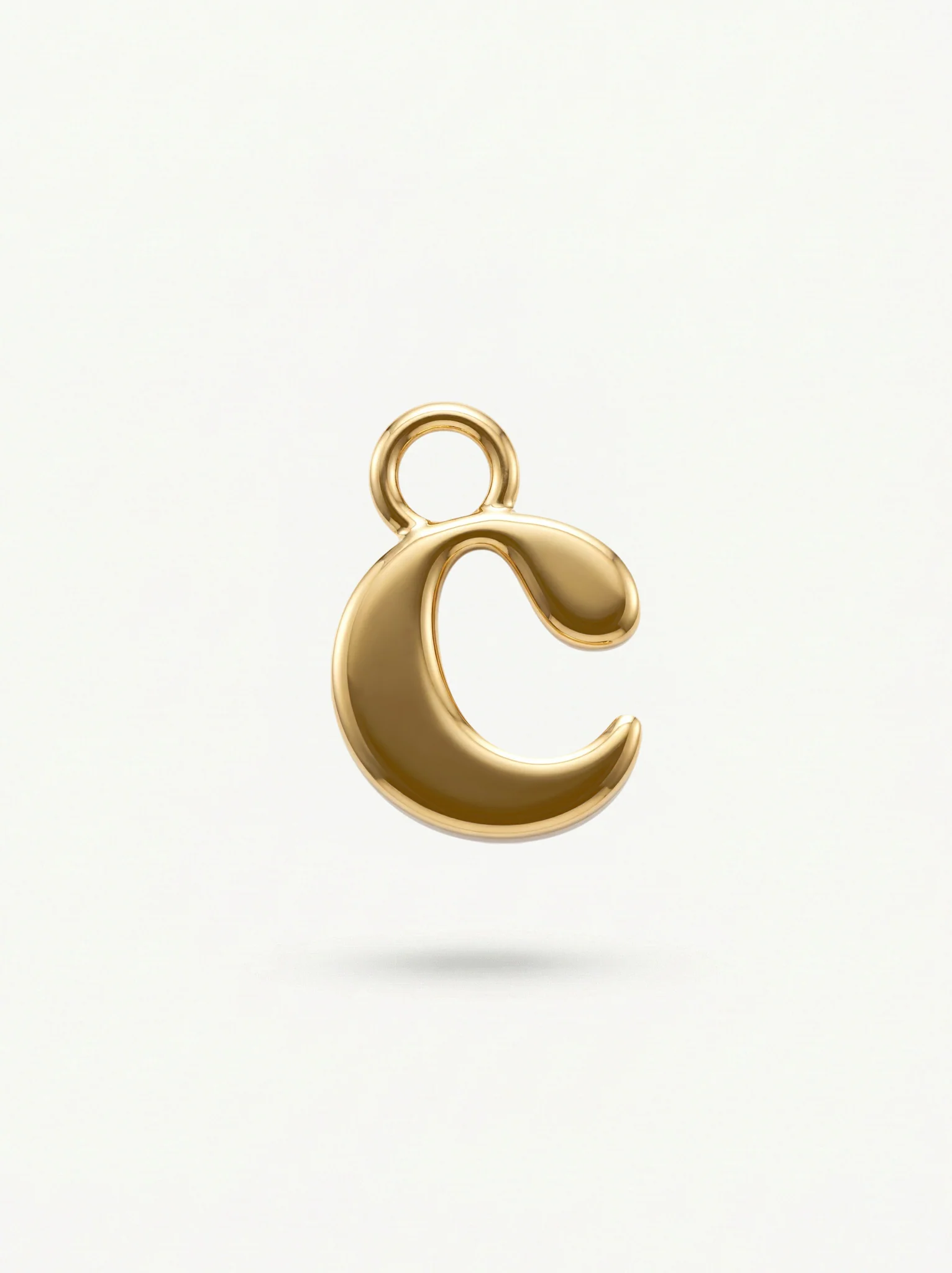 Initial Charm Gold Vermeil - Image 3