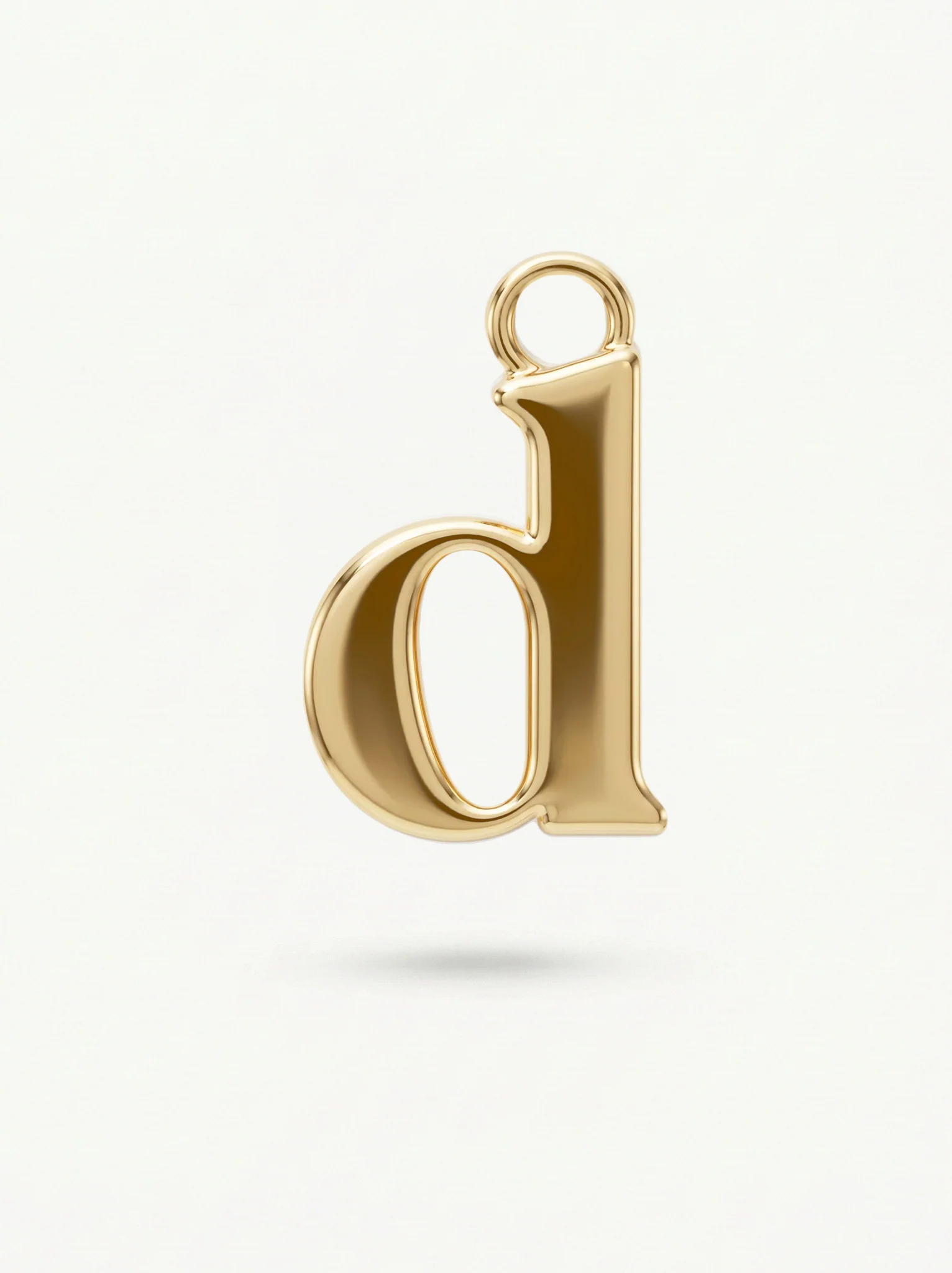 Initial Charm Gold Vermeil - Image 4