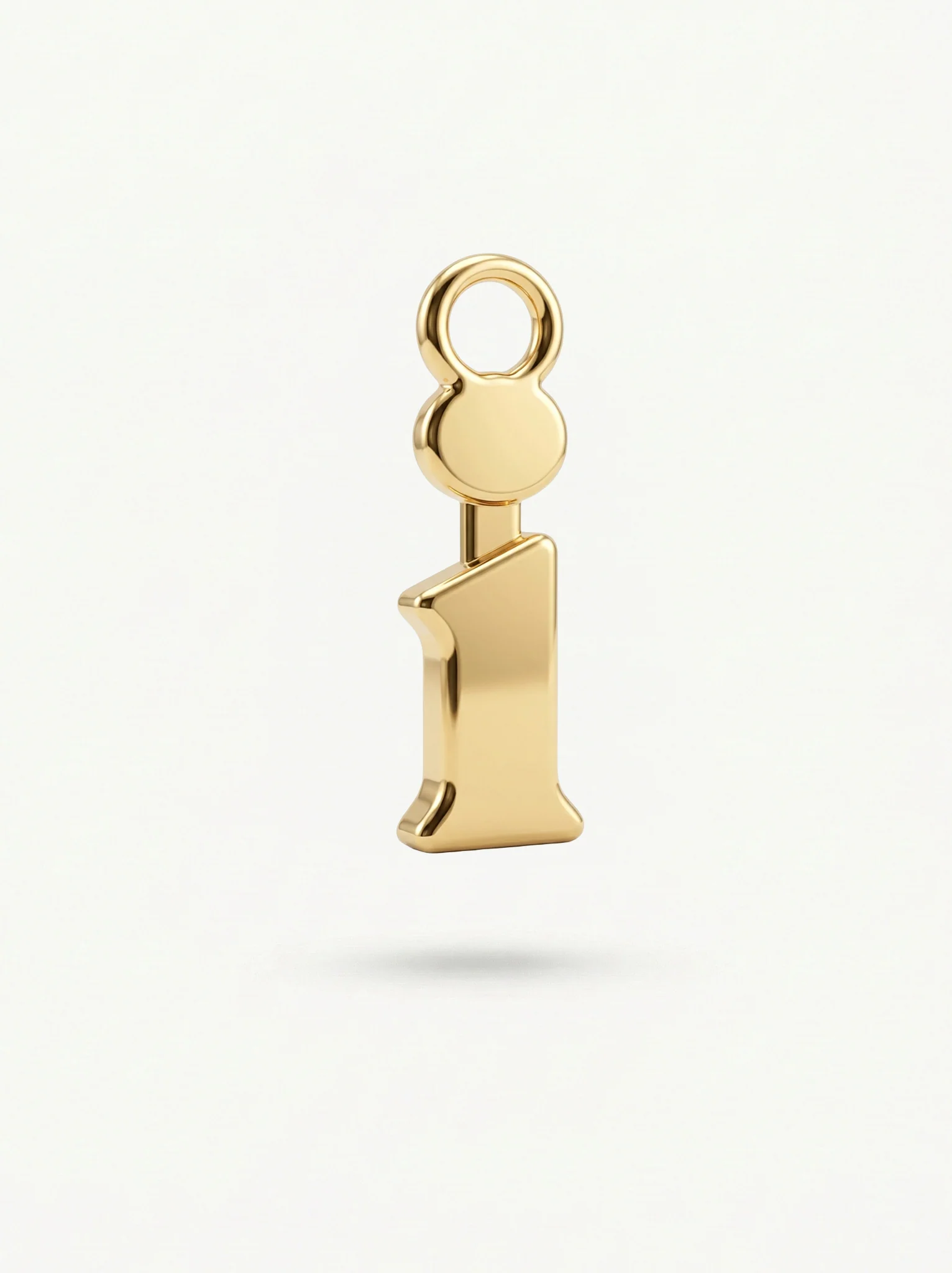 Initial Charm Gold Vermeil - Image 9