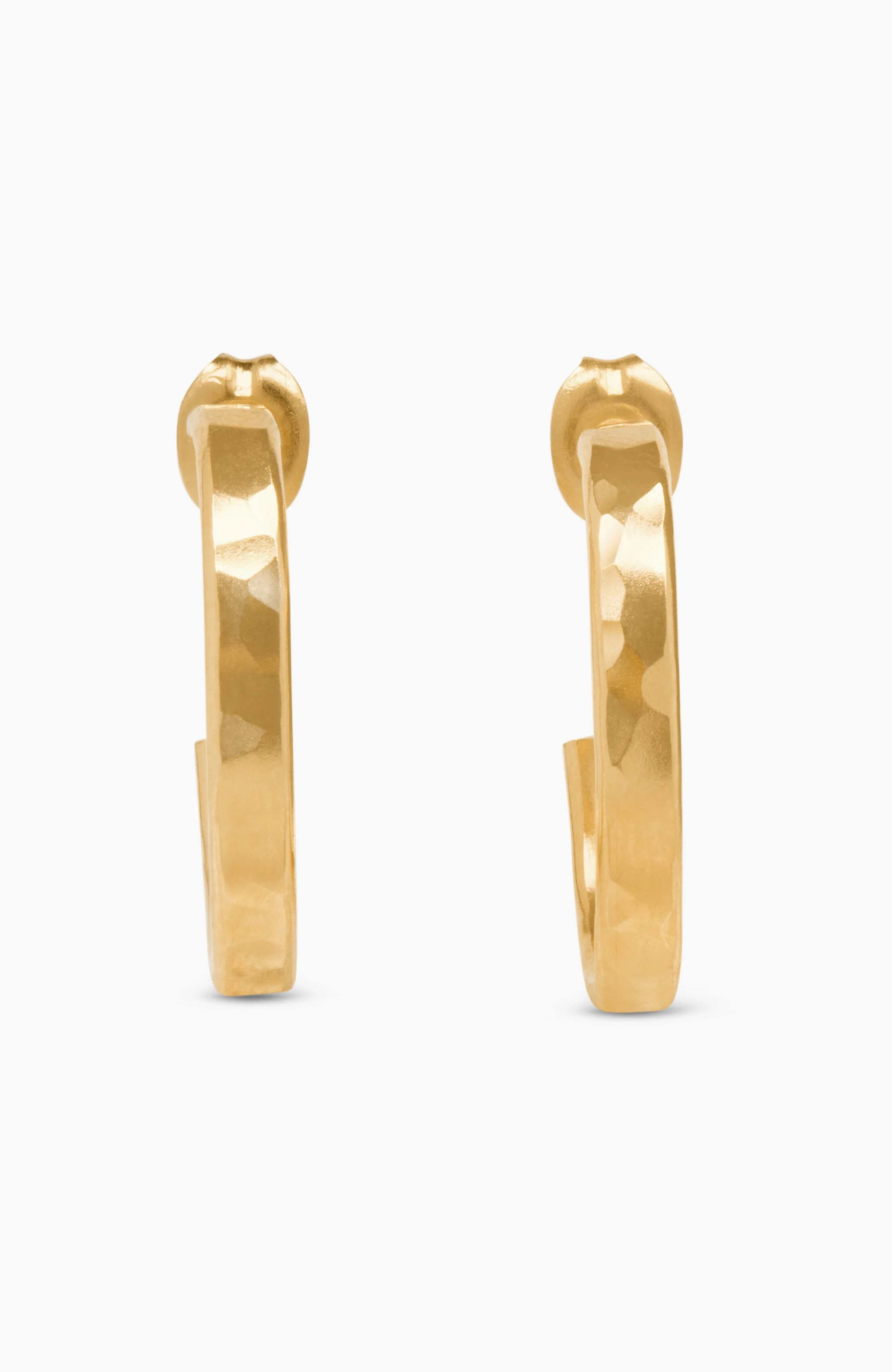 Mabel Hammered Hoops + Travel Case - Image 4