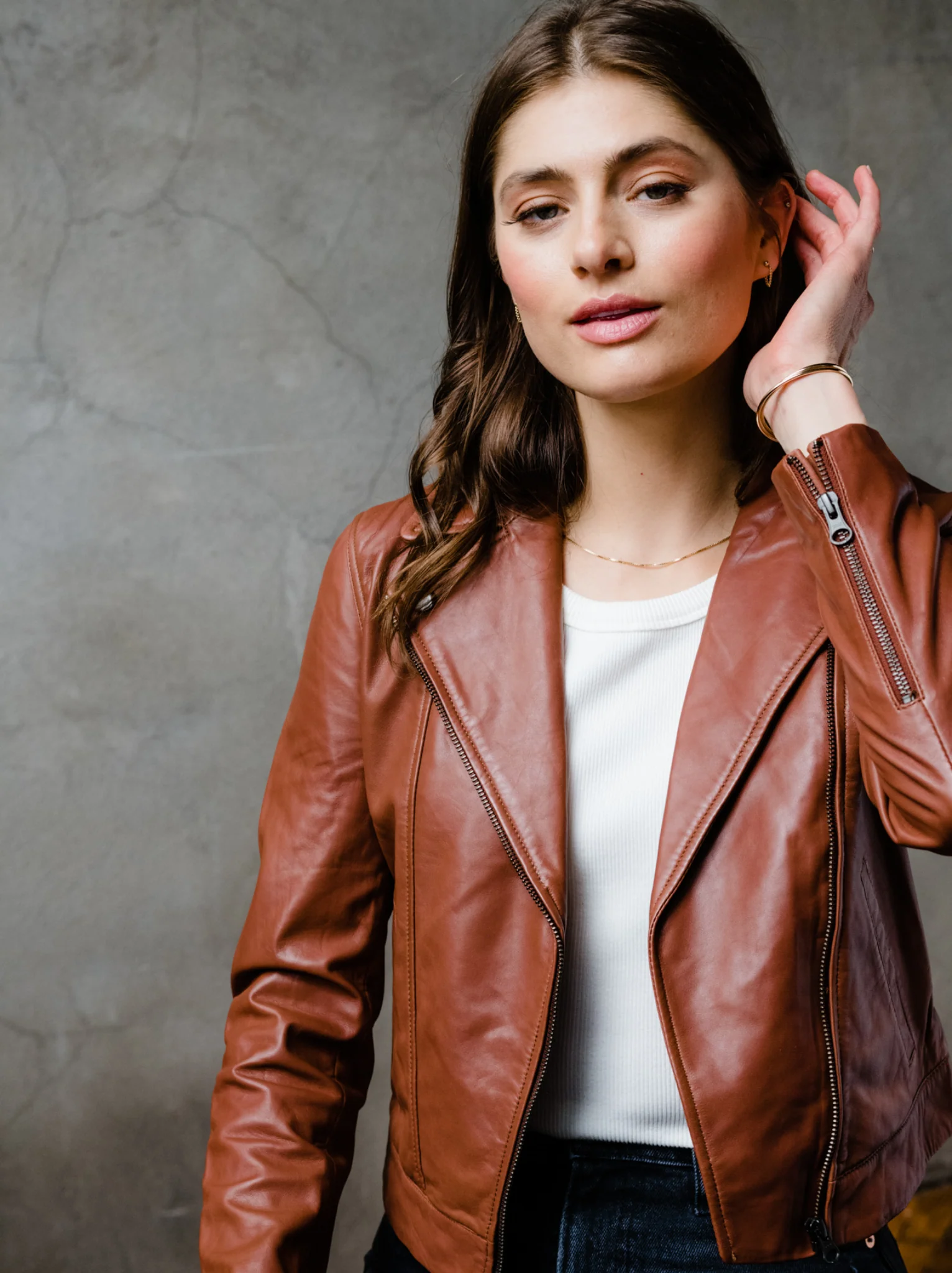Maha Leather Jacket - Image 8