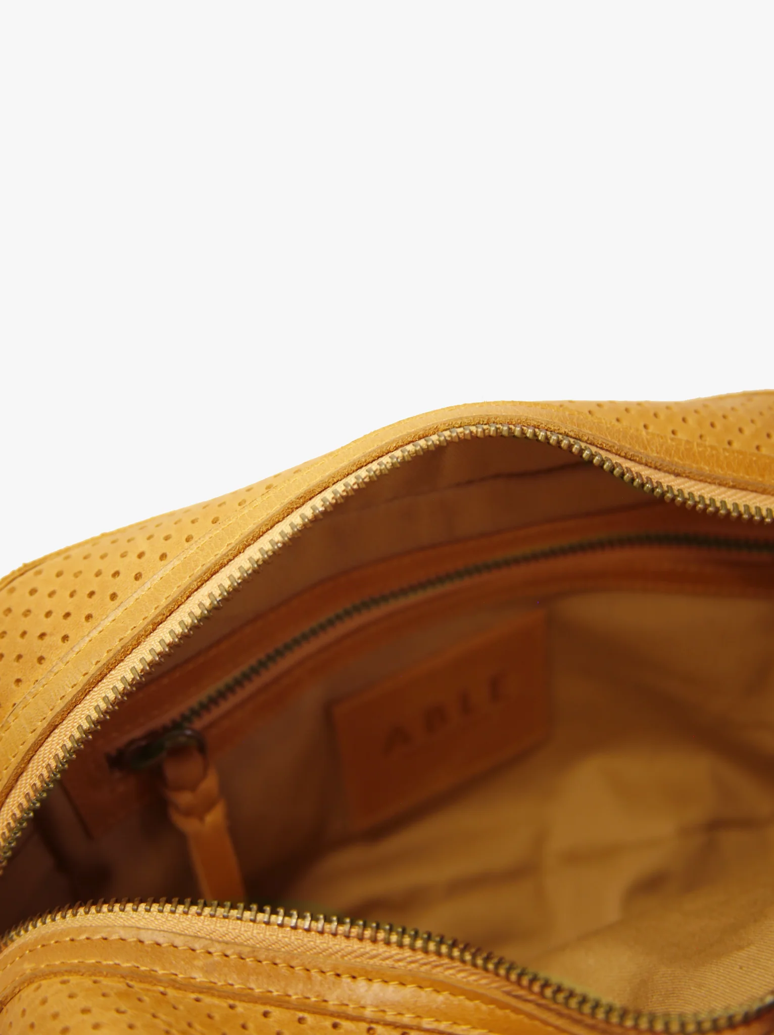 Medium Perforated Zipper Crossbody - Image 3