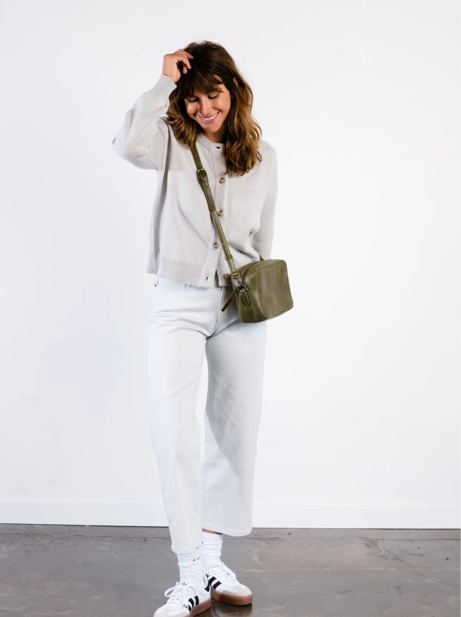 Medium Perforated Zipper Crossbody - Image 9