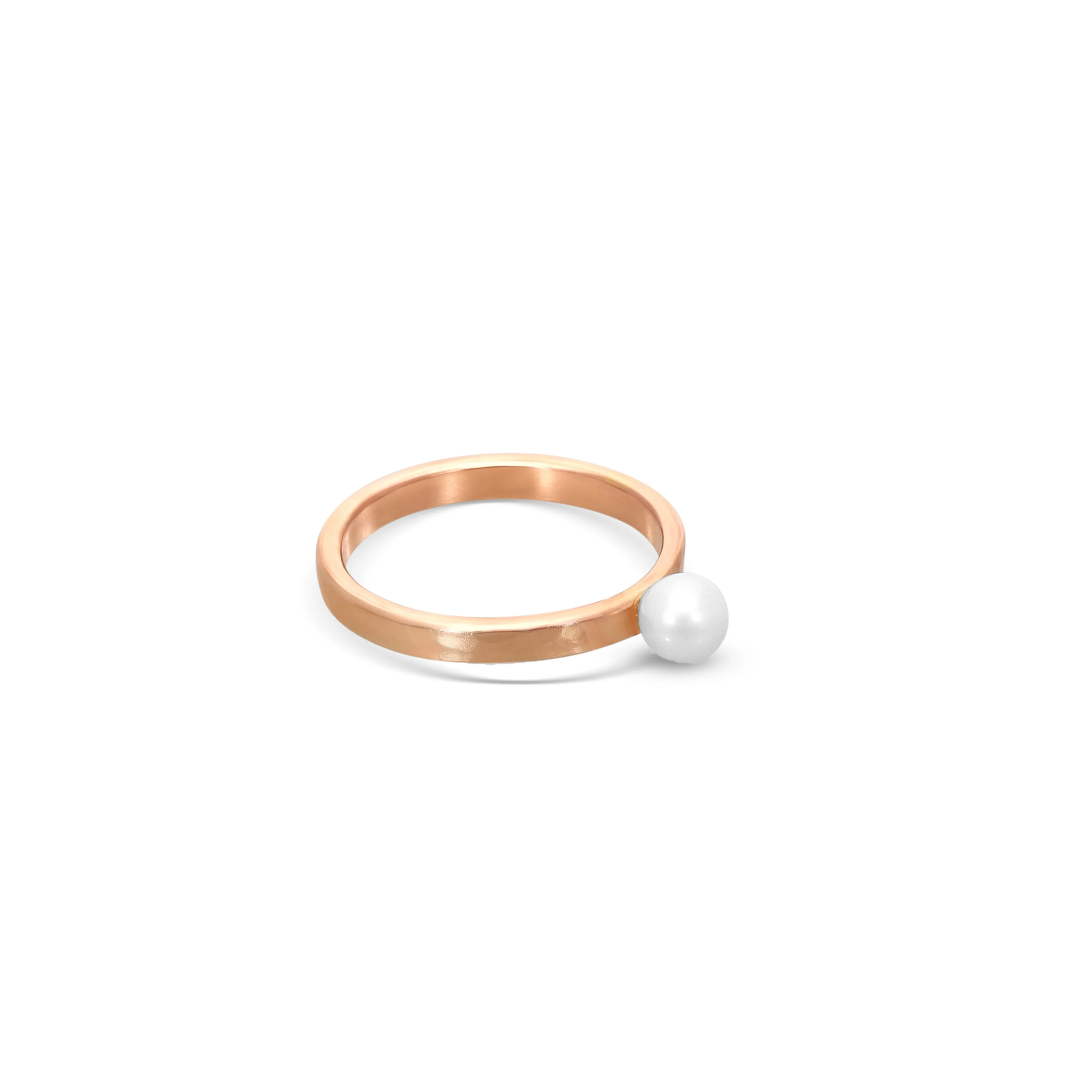 Pearl Hammered Ring - Image 3