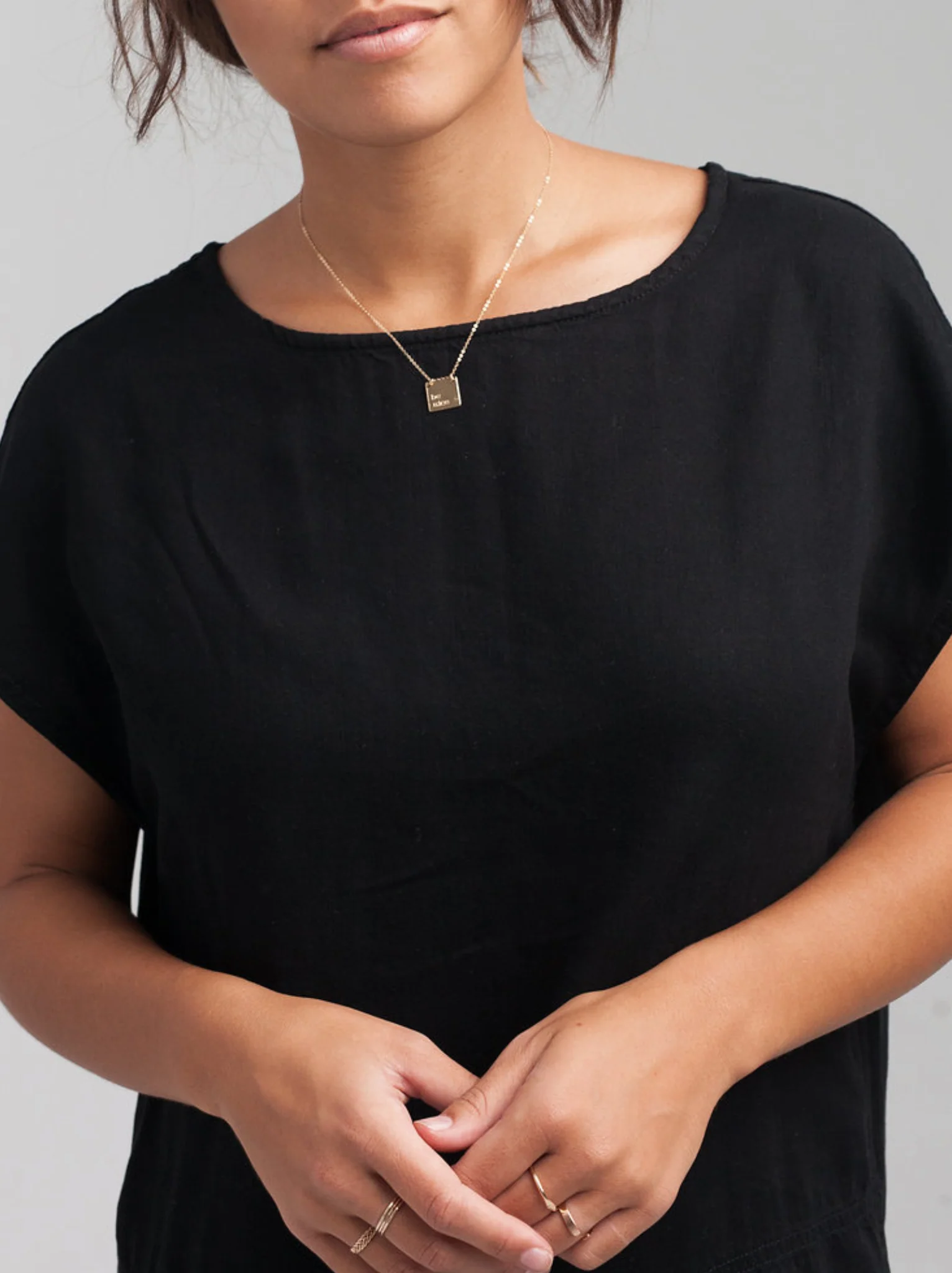 Engravable Phrase Necklace - Image 2