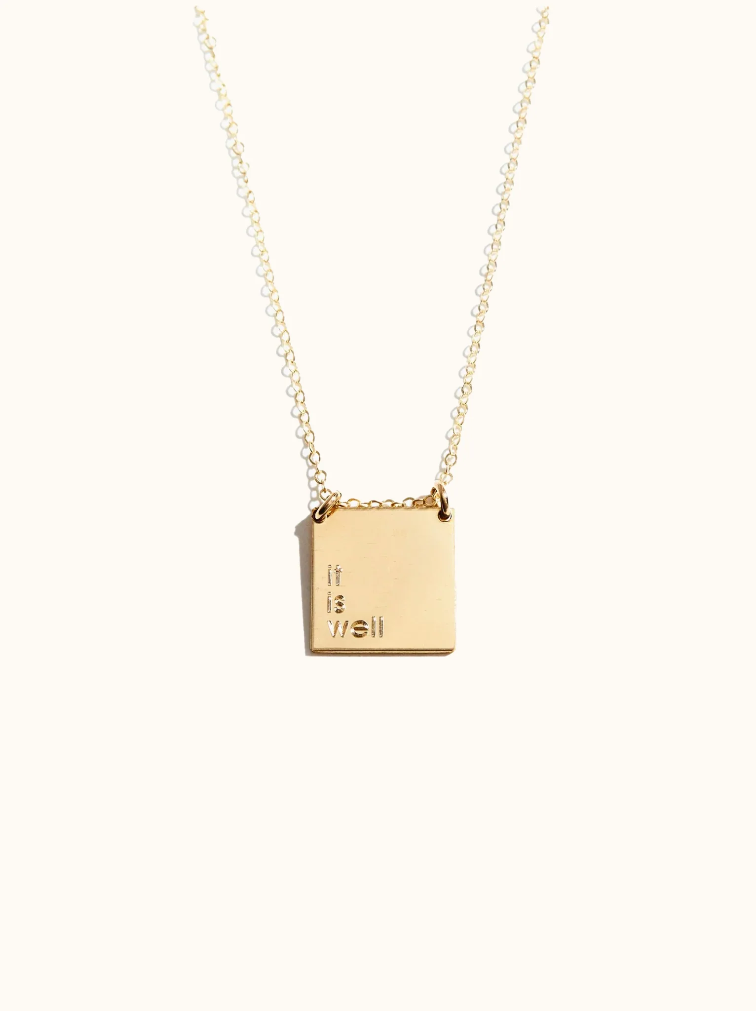 Engravable Phrase Necklace - Image 3