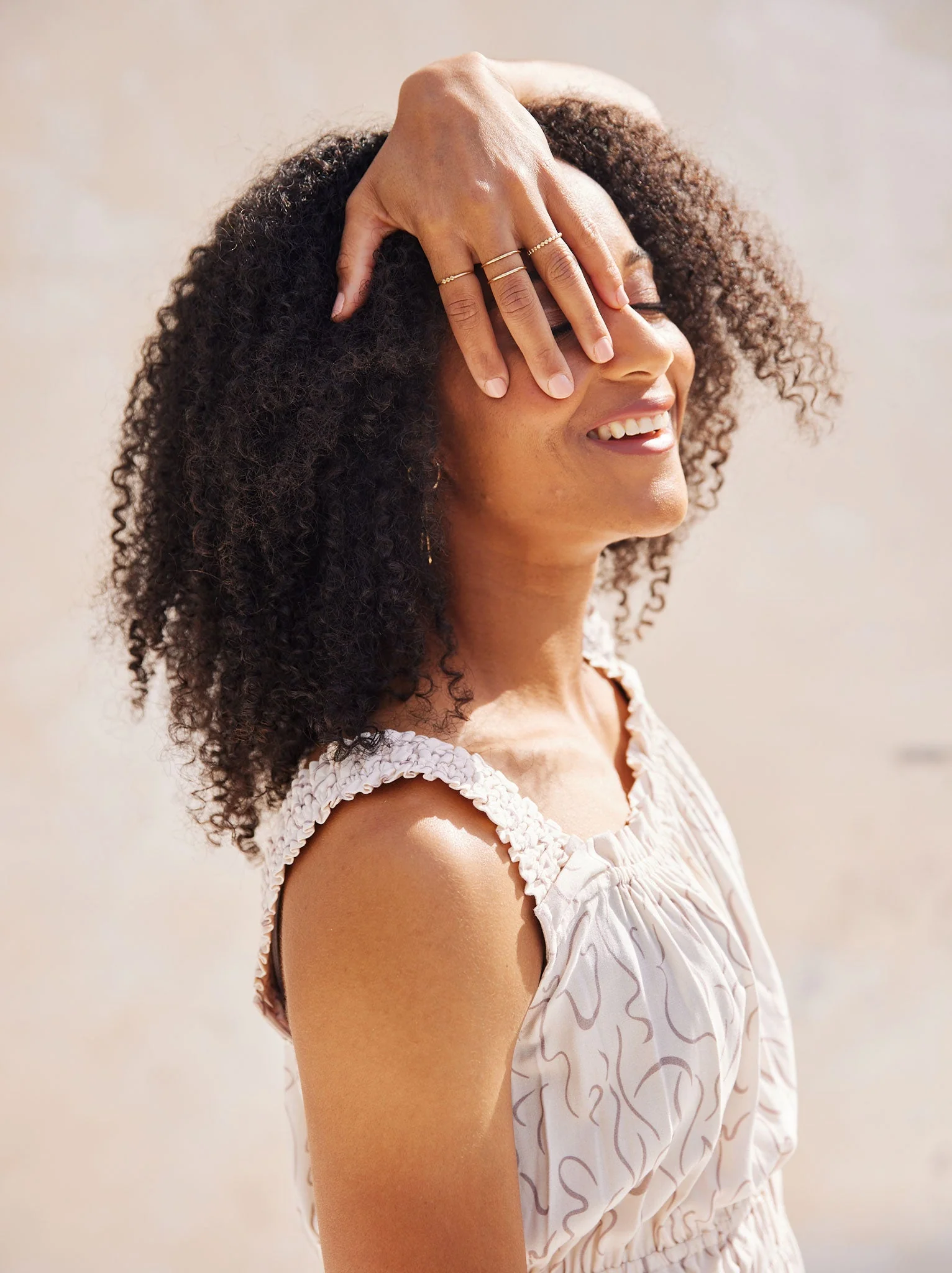 Selma Three Dot Stacking Ring - Image 3