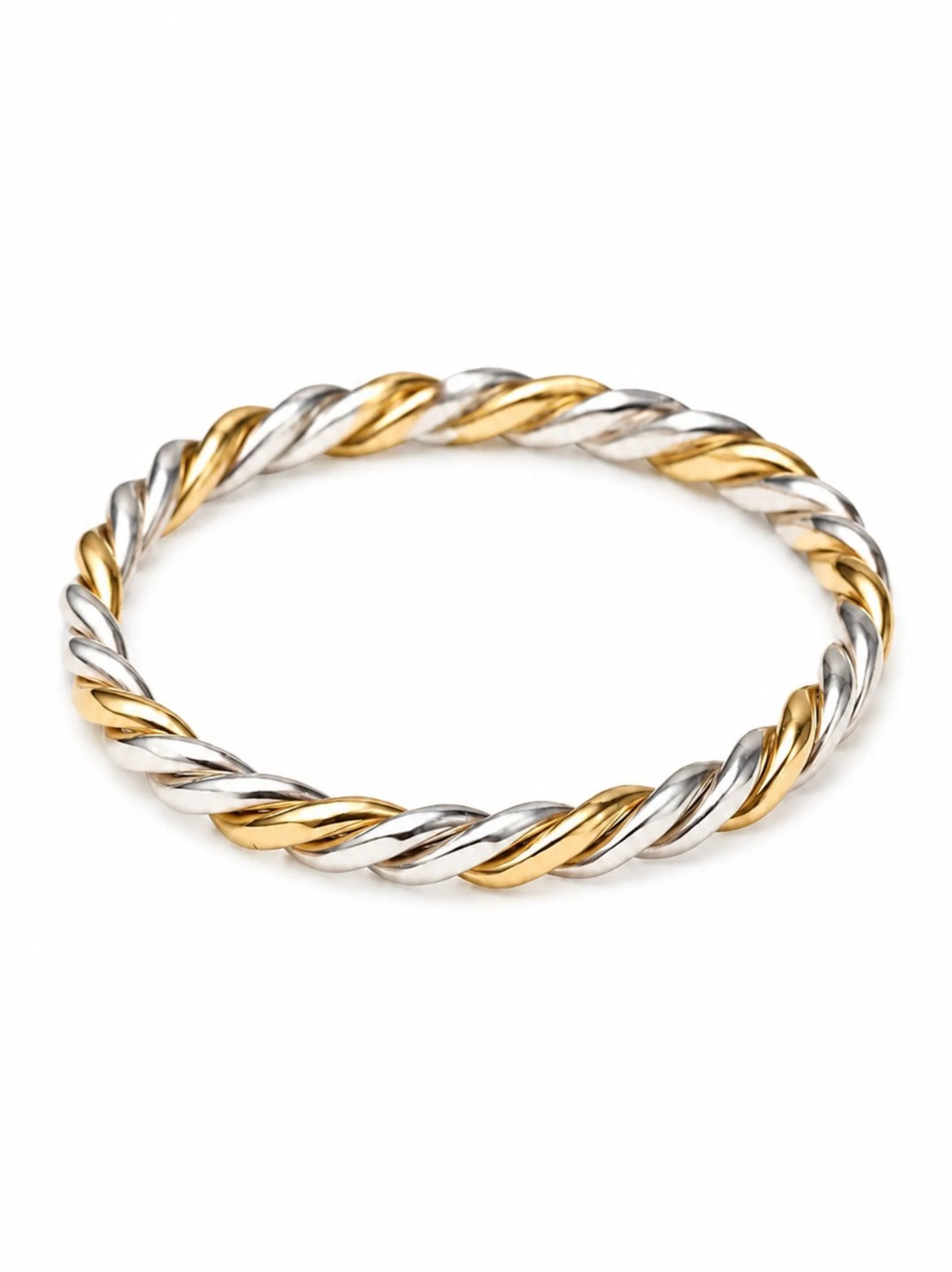 Two-Tone Twist Ring